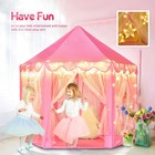 Princess Castle Play Tent For Toddlers Girls Hexagon Playhouse With