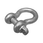 2  Screw Pin Anchor Shackle Galvanized Steel  Drop Forged 70000 Lbs D Ring Bow 