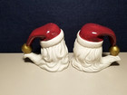 Fitz   Floyd Omnibus Santa Claus Salt   Pepper Shakers Christmas