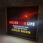 Miller High Life Beer Lighted Bouncing Motion Sign  2006  - Works  See Video