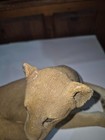 Vintage Sandicast Collectible Lion Lioness Cub Brue 10  Sculpture Figurine Dr2