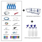 4-products Spray Bottle mop Bucket  Proportioner With Wall Rack  8134-2b-9002