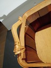     Vintage Farmhouse Style Cedar Wooden Harvest Basket - Rustic Decor