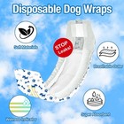 Pet Soft Male Dog Diapers  Disposable Male Dog Wraps Wetness Indicator  Puppy   