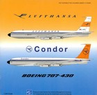 Inflight B-704-lh-001p Lufthansa Boeing 707-400 D-abof Diecast 1 200 Jet Model