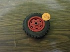 Vintage Wyandotte Truck One Tire Red Wheel For Parts