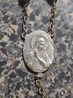 Vintage Blessed Virgin Mother Mary And Child Jesus Rosary      