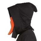 Fun World Orange Fluorescent Ghost Face Mask