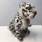 Vtg 18    Snow Leopard 1988 Applause Plush Realistic Wild Cat Wwf Stuffed Animal