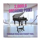 Liquid Stands Piano Keyboard Stand And Bench Set - Portable Heavy Duty Music    
