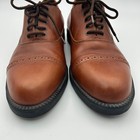 Claybrooke Oxford Shoes Mens 11 M Brown Leather Cap Toe Lace Up Stonewall