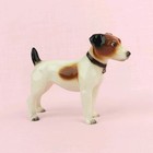 Vintage Hagen Renaker Jack Russell Terrier Dog Standing Porcelain Miniature 