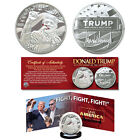 Donald Trump Assassination Nickel-silver 1 Oz Tribute Coin Infused Wound Color