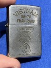 Vintage Military Vietnam Zippo Lighter Engraved 1969-70 Snoopy Peanuts