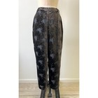 1990s Pants   90s Giorgio Armani Gray Silk Burnout Trousers   Medium