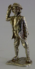 Solid Cast Sterling Silver Captain Cuttle Charles Dickens Figure 1976 40g