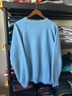 Vintage 50s 60s Wrangler Sweatshirt Blue Chainstitch Logo Gusset Armpit Usa