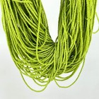 Baule Tamba Green Seed Bead Necklace