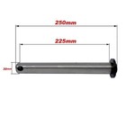 For Bobcat Cat  John Deere Volvo Ford Komatsu Bucket Pin 30mm X 250 Mm W grease