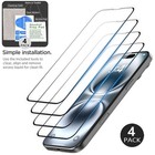 For Apple Iphone 16 Heavy Duty Bumper Case Shockproof Cover   Screen Protector