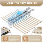 Us 22 Arm Pull Out Trousers Rack Sliding Pants Hanger Bar Closet Organizers