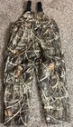 Field   Stream Bib Overalls Mens Xl Realtree Camo Insulated Hydroproof Hunting