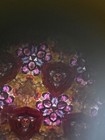 Rare Vintage Large Bat Wing Brass Kaleidoscope Necklace 