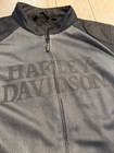 Harley Davidson Willie G Skull Mesh Riding Jacket Large Tall Black
