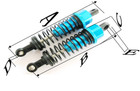 Adjustable Oil Shocks 86mm 286004 2pcs Fit For 1 16 1 18 Rc Hsp Himoto Car Hot