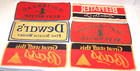 Vintage English Pub bar Towels  Lot Of 6 Various 18   X 8-9  2 Dups   Faded