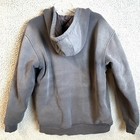 Vtg Dickies Mens Full Zip Hooded Quilted Faded Workwear Hoodie Size M Distressed