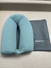 Boetri Travel Neck Pillow Black Memory Foam Support Soft Cover Changes Shape