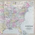 1897 United States - Railroad Map Original  27x15   Frank Gray  Large Dated