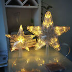 Christmas Tree Star Topper Light Up Stars Ornaments Home Party Xmas Decorations