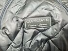 Premium Quilted Cozy Cover - Secure Baby Car Seat Cover - Charcoal Graphite Gray