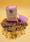  Menstrual Cup Reusable Period Cup-purple- Size  l silicone Soft Us Seller