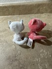 Neopets Kadoatie Petpet Lot Of 3 - White  Pink  Island Clip
