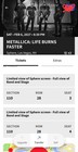 Metallica Tickets Sphere Las Vegas Feb 6 2027 8 30pm Sec 110 Row 28