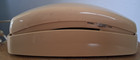 Vintage At t Trimline 210 Corded Home Phone Push Button Beige Telephone