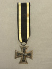 Original Ww1 German Iron Cross 2nd Class Medal W  Ribbon  Marked  1813 1914  Vg 
