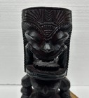 New Vintage Hawaiian 10  Wood Carved  love Tiki  Statue Hawaii Souvenir  W  Tag