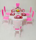 My Fancy Life Barbie Size Dollhouse Furniture Grand Dining Room Play Set