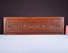 31  Wide Antique French Solid Oak Wood Highly Carved Panel Salvage