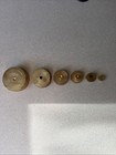 Vintage Brass Nested Cup Weights Set Apothecary Balance Scale Weights Decor