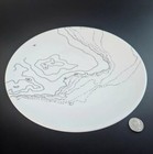 Rare 2012 Maya Lin Artist Ltd Ed Azuela Earth Project Lenox Plate New Mint