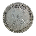 1912 Canada Newfoundland  925 Silver 20 Cents Coin Uk King George V  Km 15
