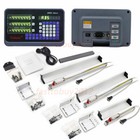 3 Axis Dro Digital Readout   Linear Scale 150 200 300mm For Cnc Mill Lathe us