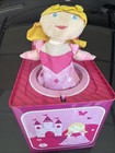 Fao Schwarz Musical Princess Jack In The Box Toy Works rare - See Video
