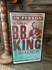 Vintage 2004 B b  King  king Of The Blues  North American Tour Poster  framed 