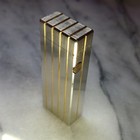 Vintage Dunhill Rolla Gas Lighter Silver Combi 4-line Working Condition